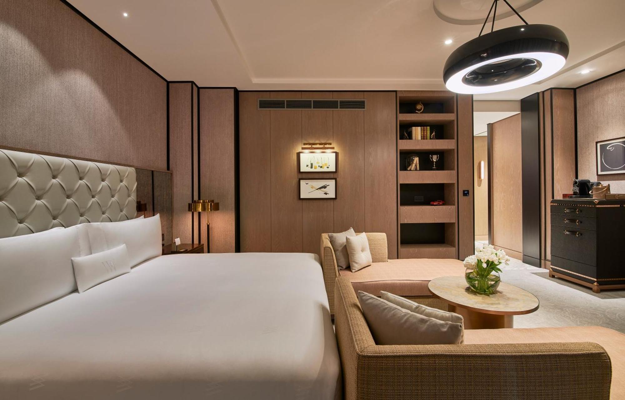 วัลดอร์ฟ แอสทอเรีย ดูไบ อินเตอร์เนชั่นแนล ไฟแนนเชียล เซ็นเตอร์ Hotel ภายนอก รูปภาพ A bedroom at The Hari