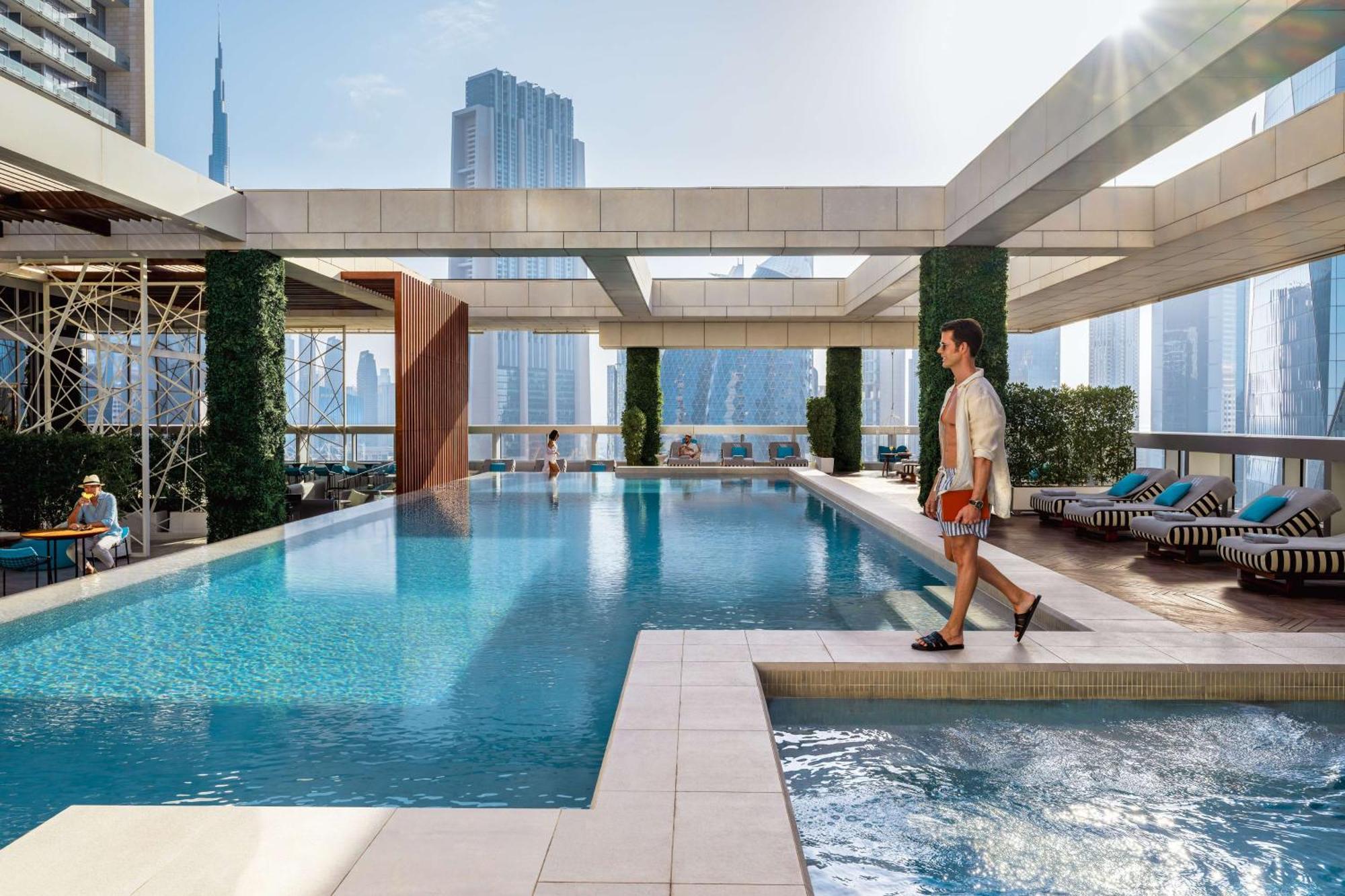 วัลดอร์ฟ แอสทอเรีย ดูไบ อินเตอร์เนชั่นแนล ไฟแนนเชียล เซ็นเตอร์ Hotel ภายนอก รูปภาพ